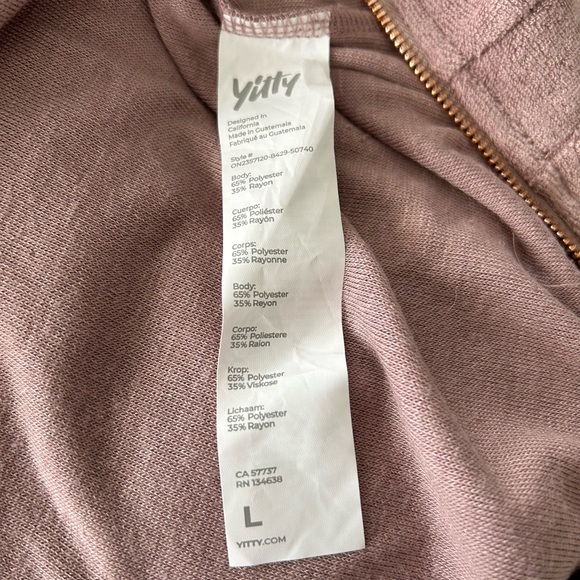 Yitty/Fabletics Terry Romper - Size L - Picture 4 of 8